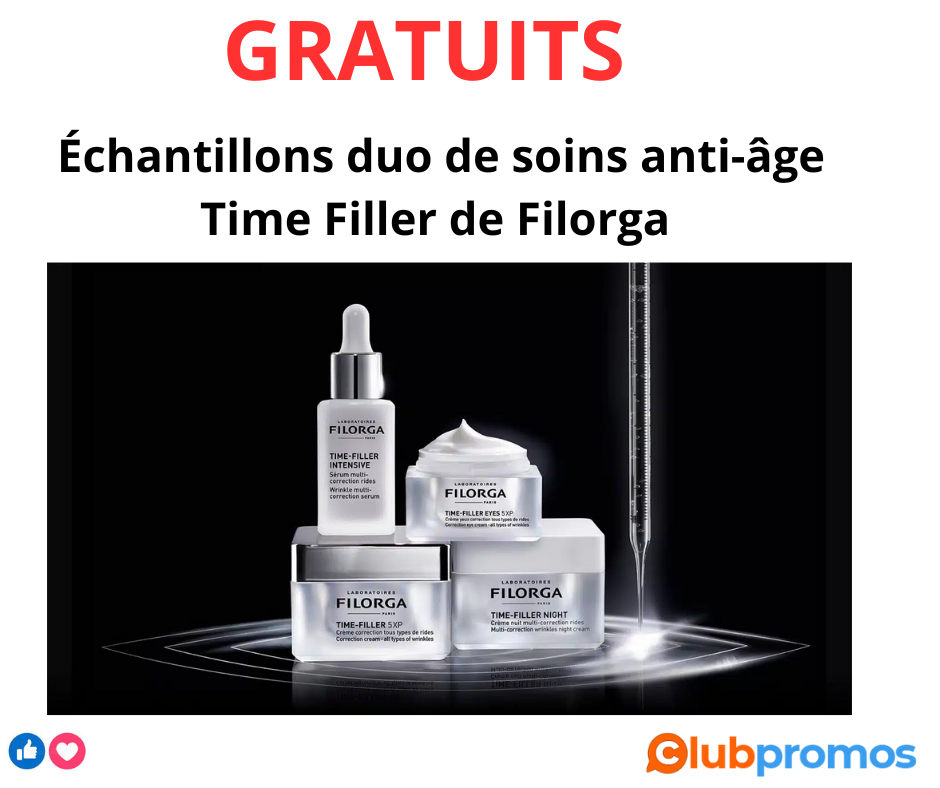 Échantillons gratuits Découvre le duo de soins anti-âge Time Filler de Filorga !.png