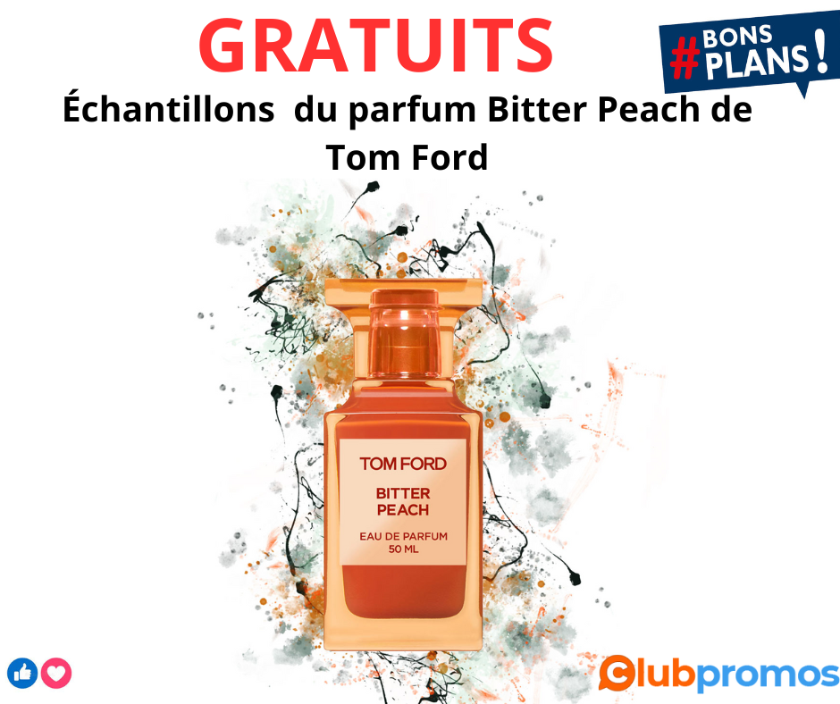 Échantillons Gratuits du parfum Bitter Peach de Tom Ford.png
