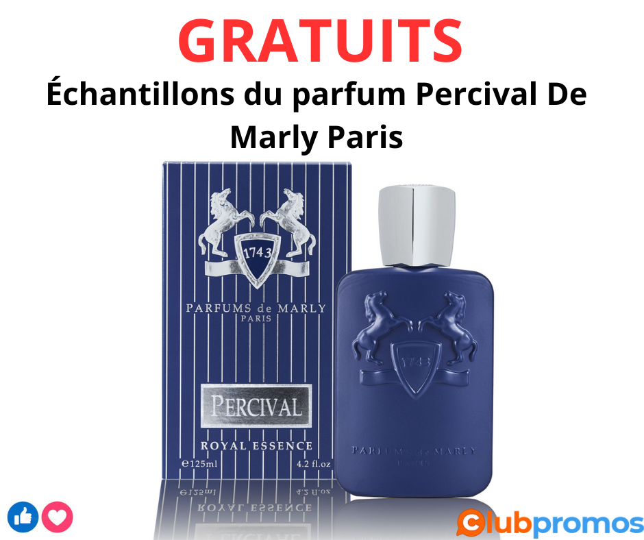 Échantillons Gratuits du parfum Percival De Marly Paris.png