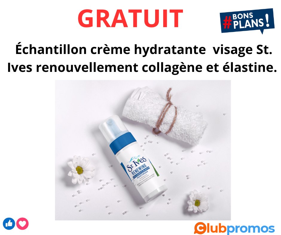 Échantillons Gratuits du soin visage hudratant St. Ives.png