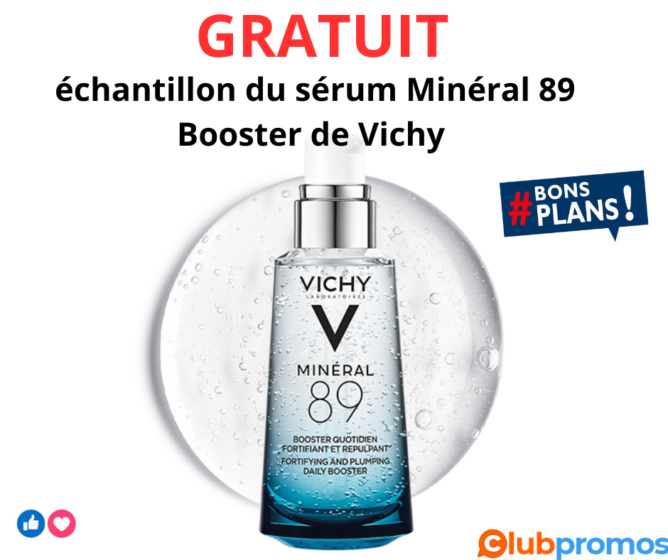échantillon gratuit du sérum Minéral 89 Booster de Vichy.png