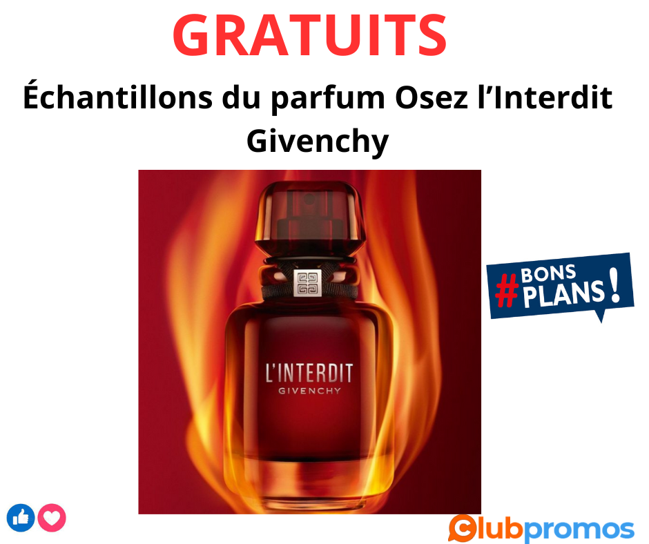échantillon gratuit pour tester gratuitement L'Interdit Eau de Parfum Rouge.png