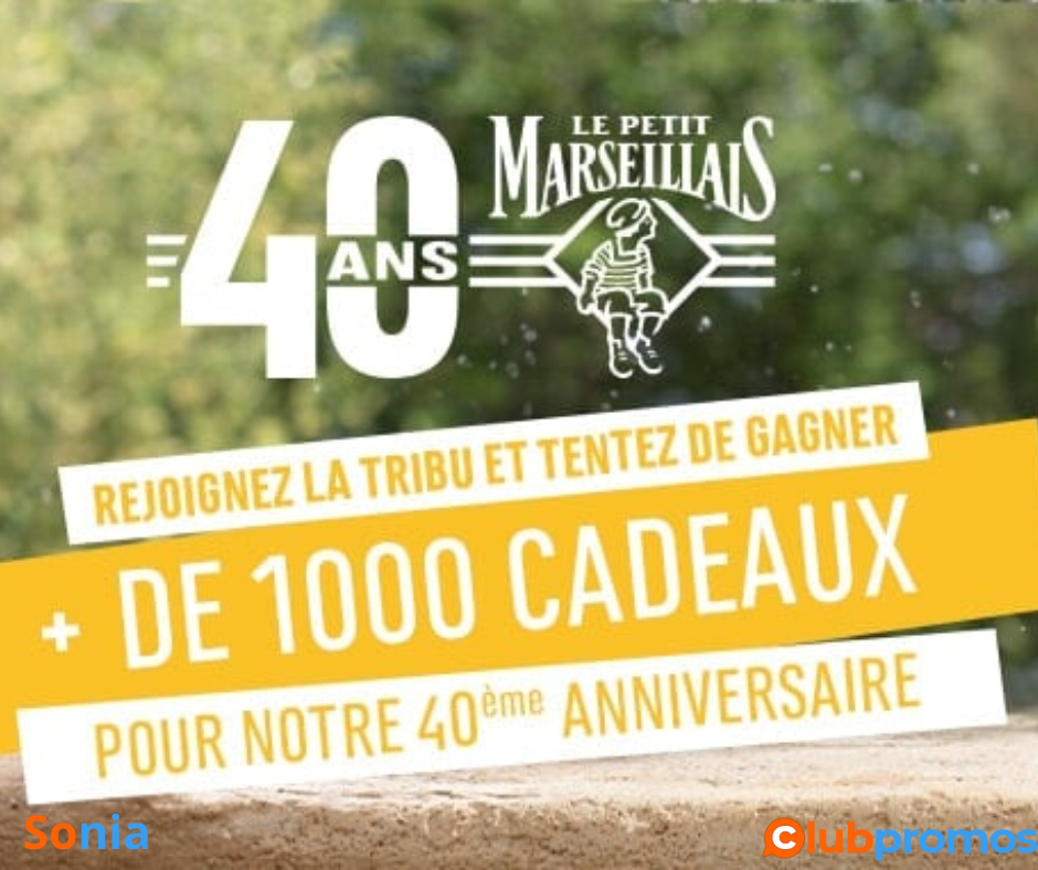 1042 cadeaux Le Petit Marseillais à gagner! Célébrez les 40 ans du Petit Marseillais et gagnez...png