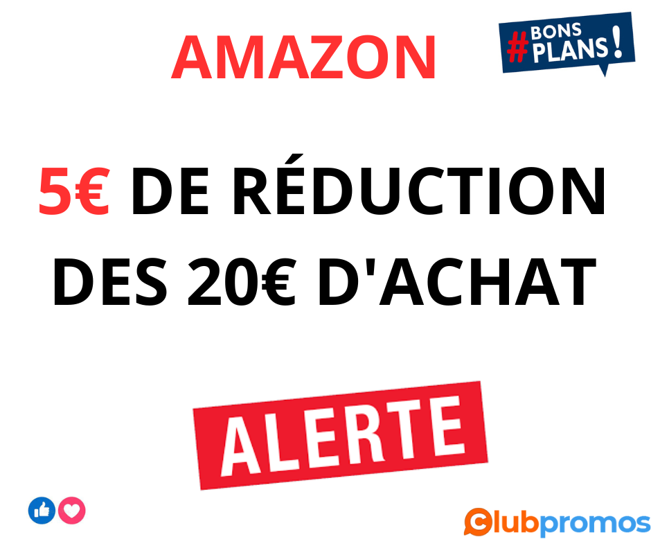 5€ de Réduction sur Amazon Seconde Main pour 20€ d'Achat - Code Promo à Ne Pas Rater .png