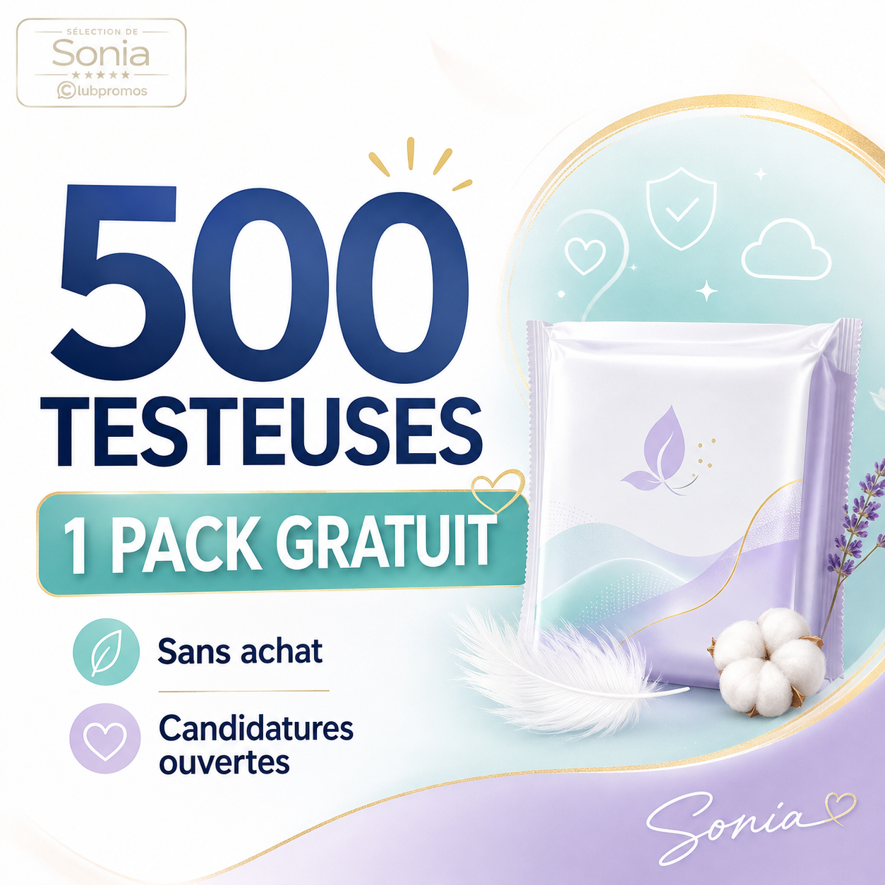 500 testeuses recherchées pour recevoir gratuitement un pack complet de protections contre les fuites urinaires