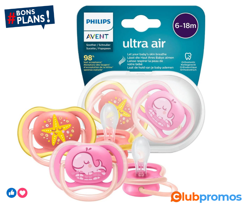 ack de 2 sucettes Philips AVENT avent.png