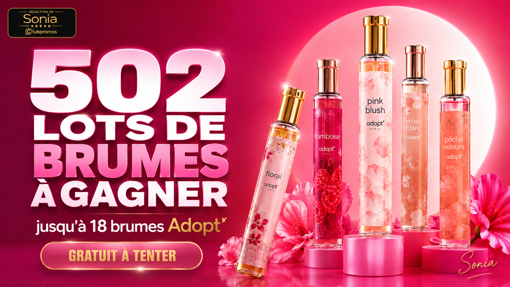 Adopt met en jeu 502 lots de brumes parfumées en septembre 2026