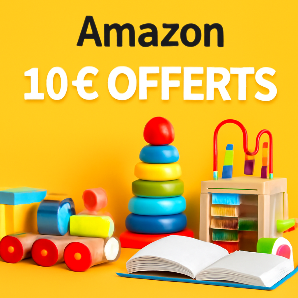  Offre Amazon - 10€ offerts dès 30€ d'achats sur une sélection de jouets pour enfants, valable jusqu'au 29 août 2025.