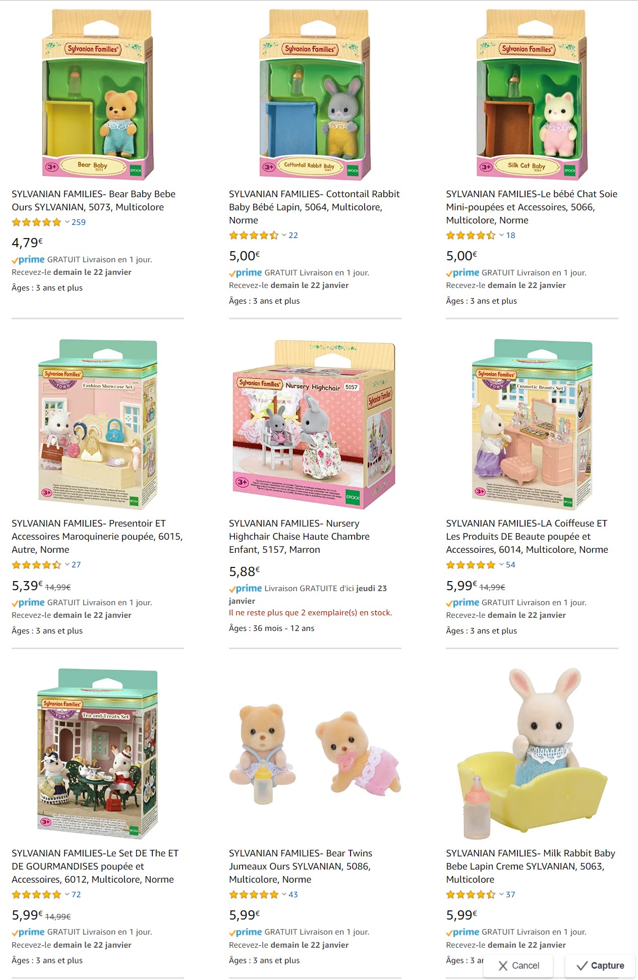 Amazon fr   Sylvanian Families - Peuvent bénéficier d Amazon Prime.jpg
