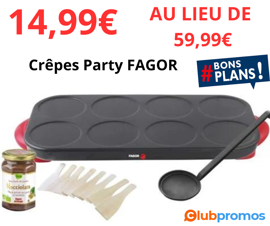 Appareil Crêpes Party (FG8CRNOC) FAGOR .png