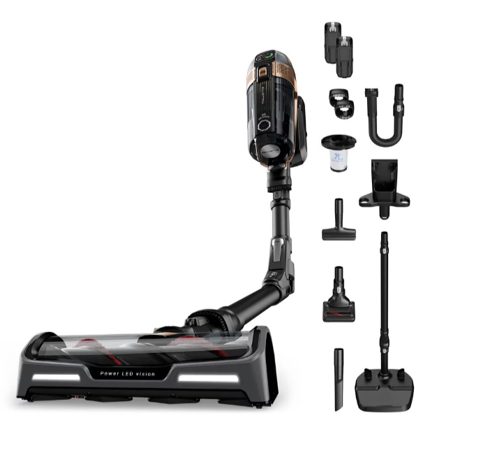 Aspirateur balai Rowenta X Force Flex 15.60 sans fil, tube pliable, autonomie 140 min