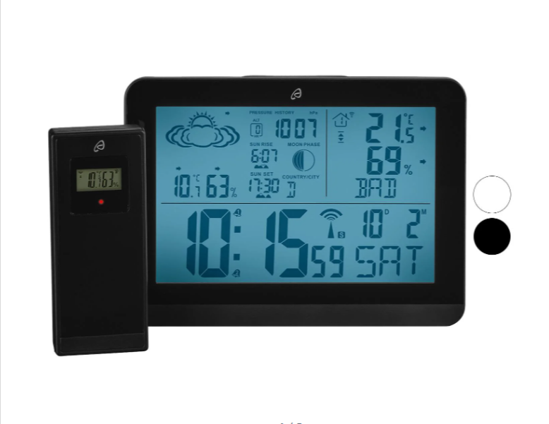 AURIOL_Station_Meteo_Radioguidee_Blanc_Noir_Lidl