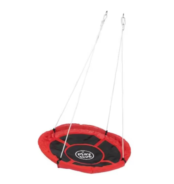  Balançoire Playtive type nid d’oiseau 113 cm – pour extérieur – résiste aux UV et aux intempéries – supporte jusqu’à 150 kg – idéale enfants et adultes – balançoire confortable avec cordes réglables – bon plan Lidl à 24,99€