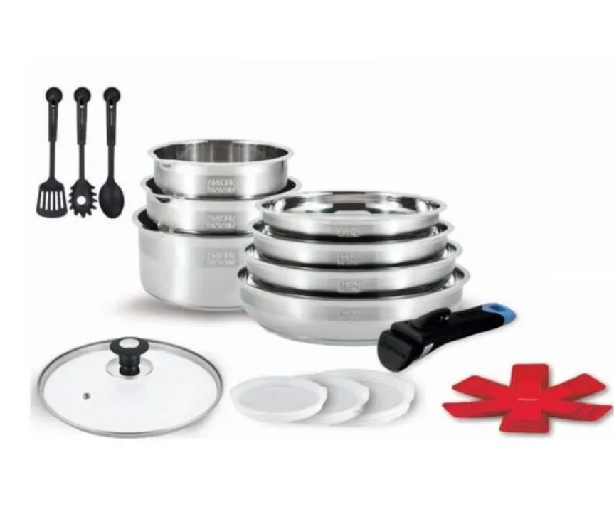 batterie-cuisine-arthur-martin-am1810566-inox-18-10-18-pieces.