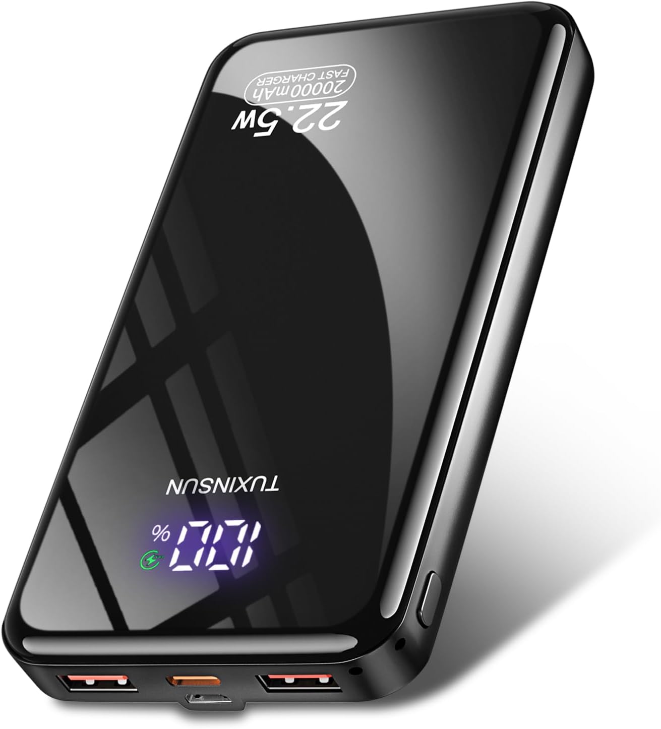  Batterie externe TUXINSUN 20000mAh avec charge rapide PD 22.5W et écran LCD.