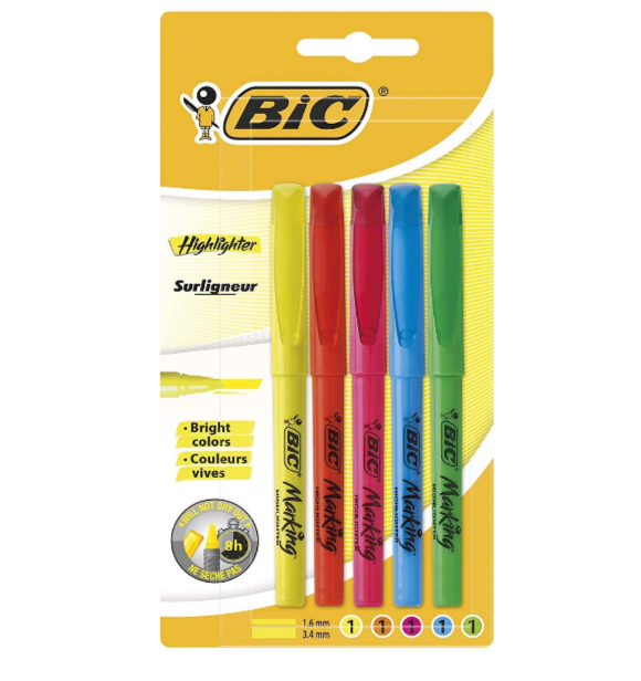BIC-Highlighter-Surligneurs-Pointe-Biseautée-Pointe-Fine-Couleurs-Fluo-Assorties-Blister-de-5-...png