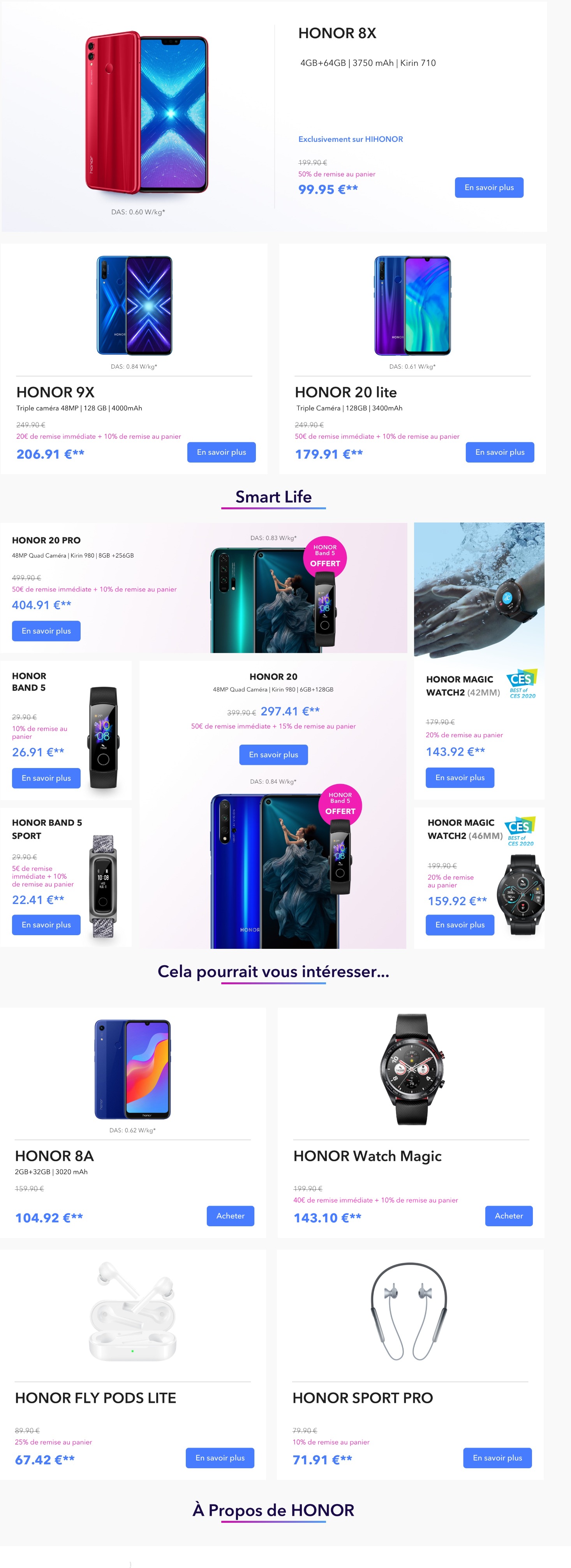 Bienvenue sur HIHONOR   Jusqu à 50  de reduction   Hihonor France.jpg