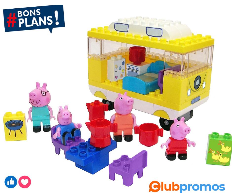 Big - Bloxx Peppa Pig - Camping-car - Set de Construction Briques - 54 pièces - 4 Figurines In...png