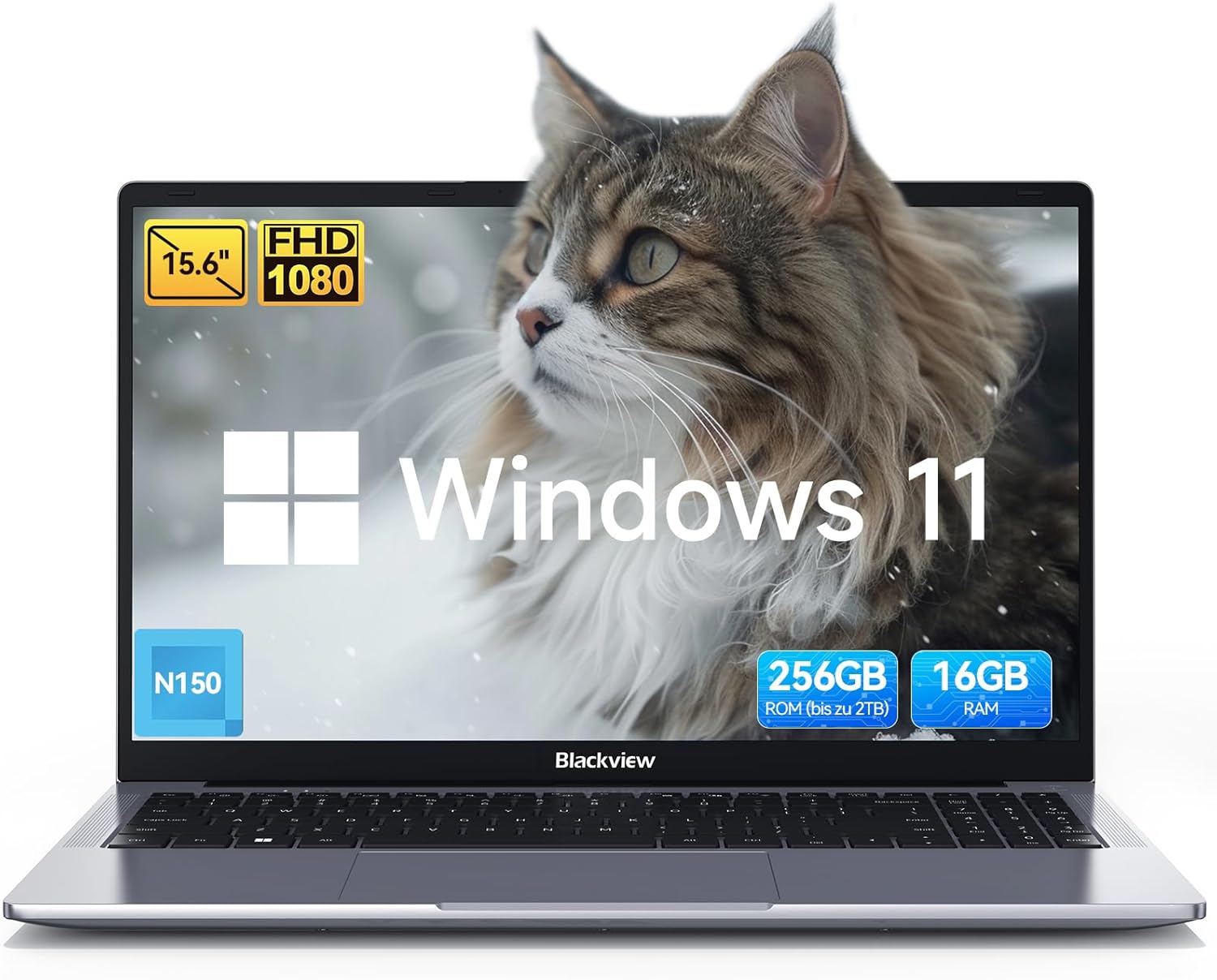 PC portable Blackview Acebook 6 15,6 pouces IPS FHD, processeur Quad-Core N150, 16Go RAM, SSD 256/512Go, Windows 11, charge rapide 100W – bon plan Amazon