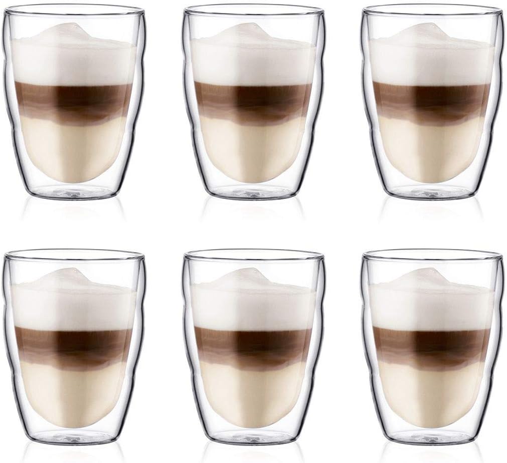 : Coffret 6 verres Bodum Pilatus double paroi 25 cl pas cher en promo sur Amazon