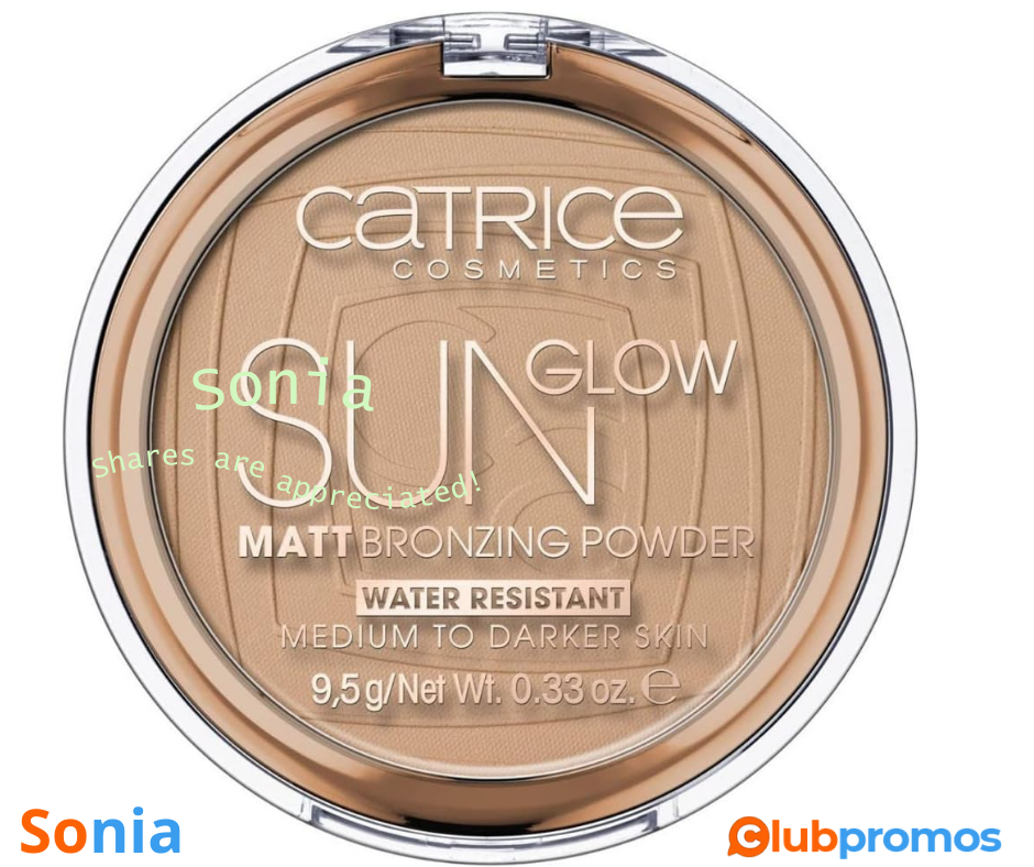 bon plan amazon Catrice - Poudre Bronzante Sun Glow Matt - 35 Universal Bronze.png