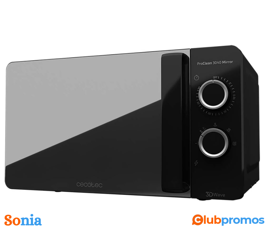bon plan amazon Cecotec Cecotec Micro-ondes ProClean 3040. Capacité de 20 L, Revêtement Ready2...png