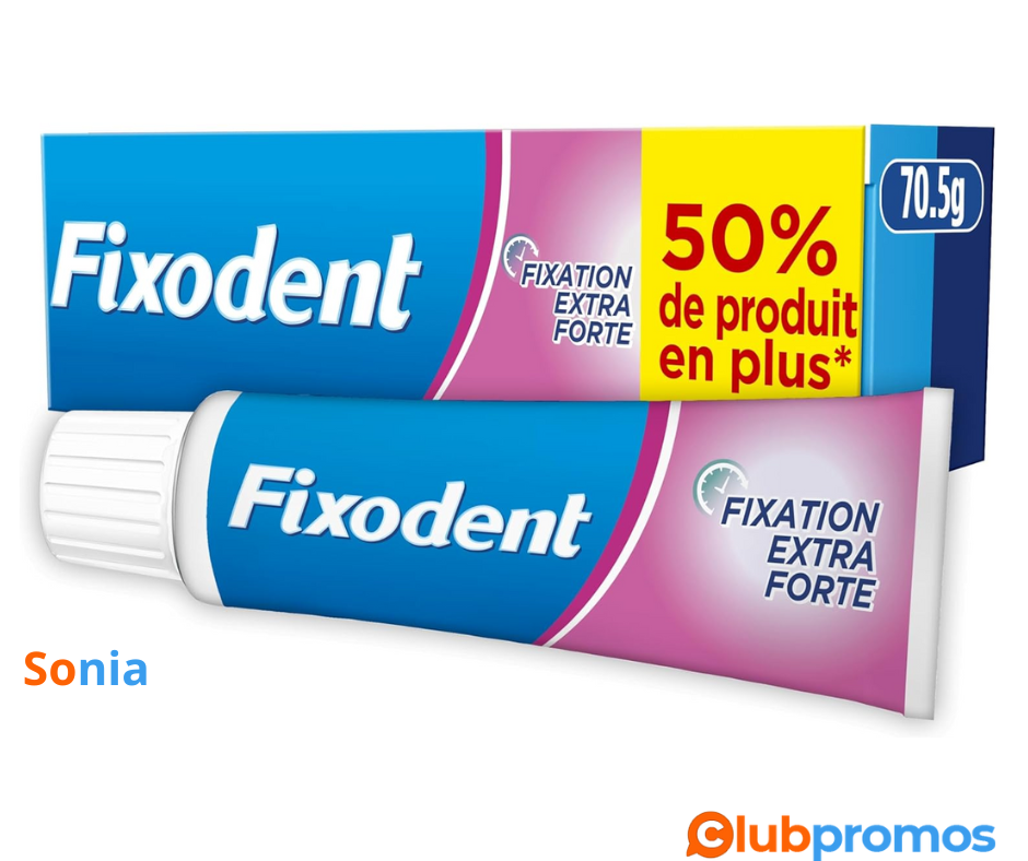 bon plan amazon Fixodent Crème Fixative Originale pour Prothèses Dentaires.png
