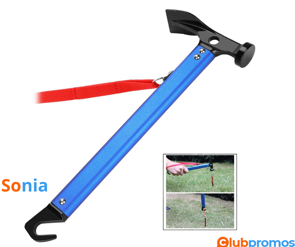 bon plan amazon iwobi Marteau de Camping, Marteau De Tente Outil Multifonctionnel Accessoire.png