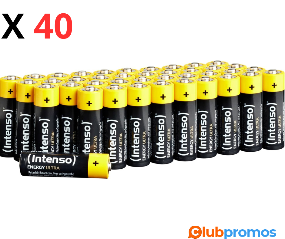 bon plan amazon Lot de 40 Piles Energy Ultra AA LR6 Alcalines à 9,40€ Seulement sur Amazon.png
