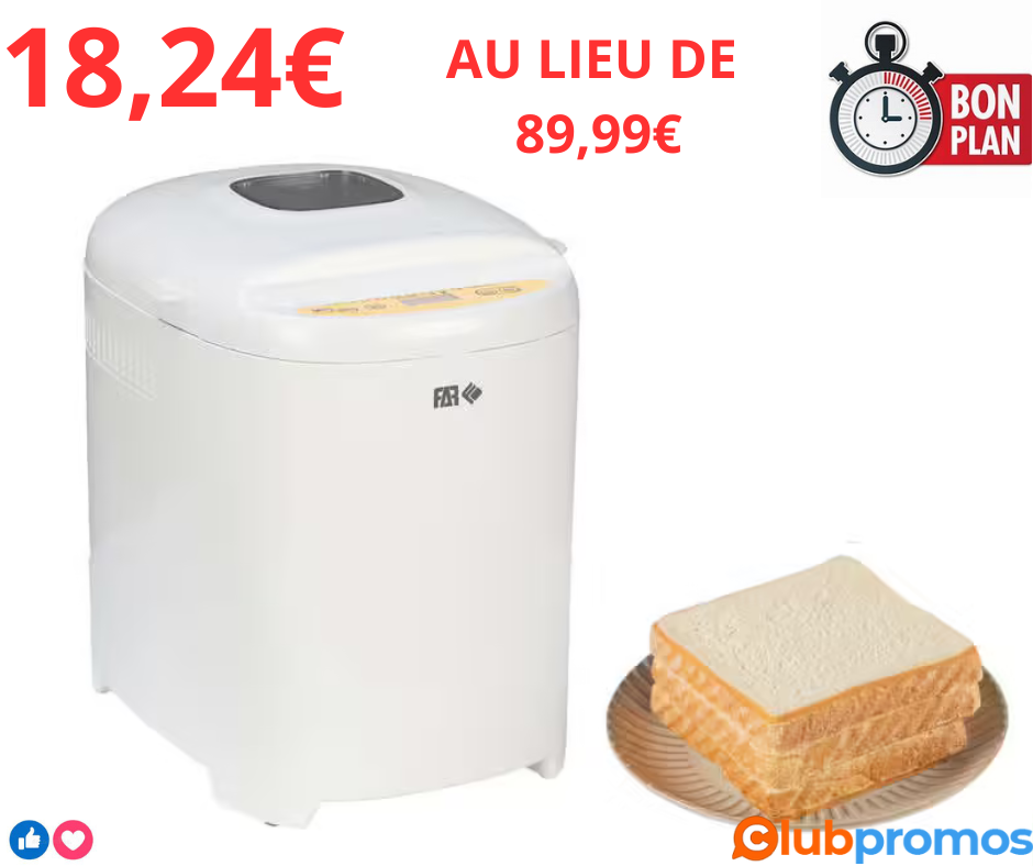 Bon-plan-amazon Machine à pain FAR PAIN90021.png
