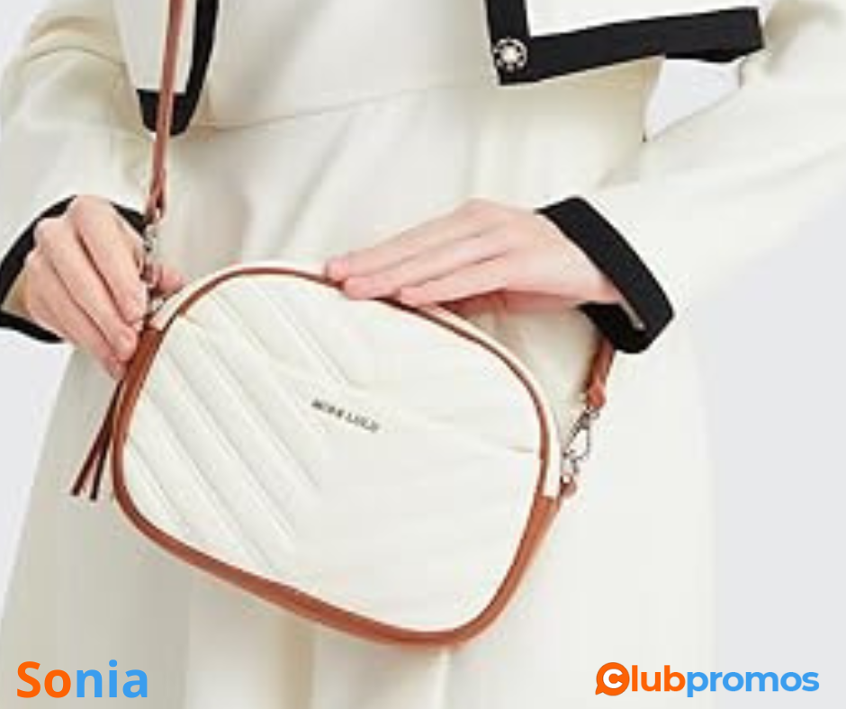 bon plan amazon Miss Lulu Petit sac à main bandoulière ado fille en cuir synthétique - texture...png