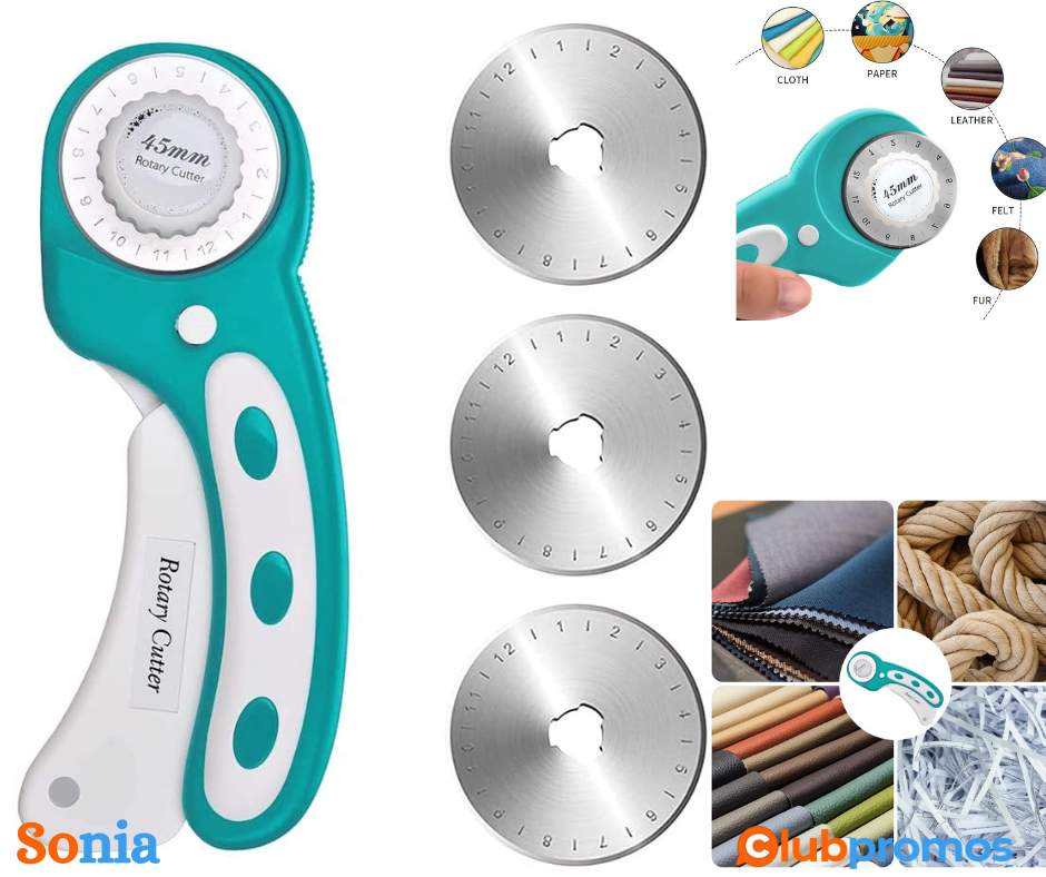 bon plan amazon Newaner Cutter Rotatif 3 Lames Solide de Rechange en 45mm avec Verrou de Sécur...png