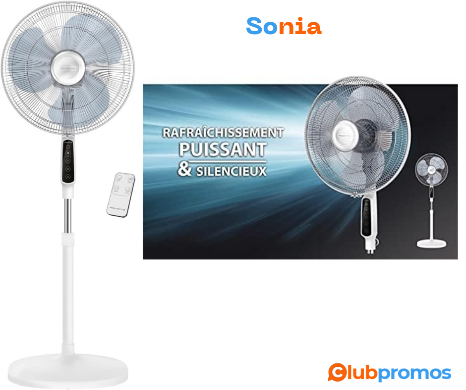 bon plan amazon Rowenta Essential + Ventilateur Performance Silencieux 3 Vitesses sur Pied Ele...png
