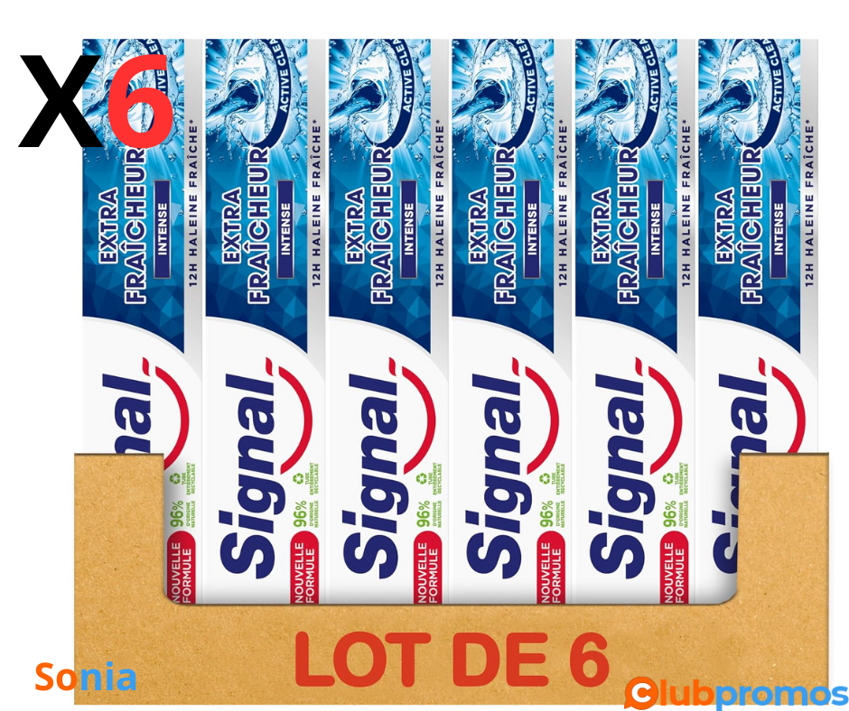 bon plan amazon Signal Dentifrice Extra Fraîcheur Intense, Fraîcheur Longue Durée, Protège & R...png