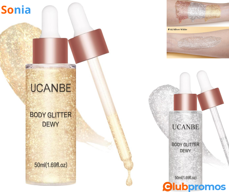 Bon Plan Amazon UCANBE Highlighter Liquide Hydratant Illuminateur de Teint Maquillage Highligh...png