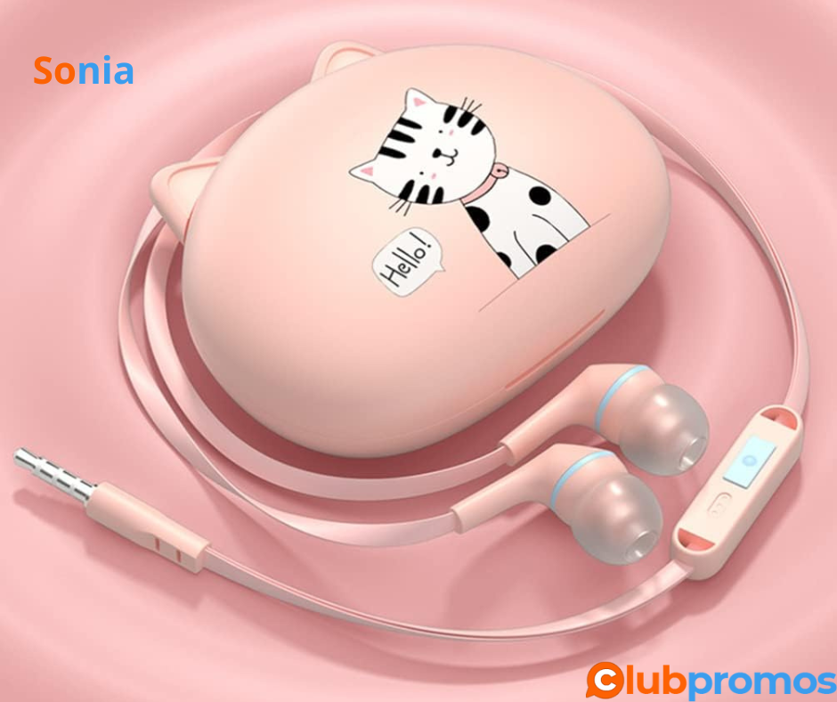 Bon Plan Amazon UKCOCO 3. Écouteurs Intra-Auriculaires De 5 Mm Écouteurs Stéréo Filaires avec ...png