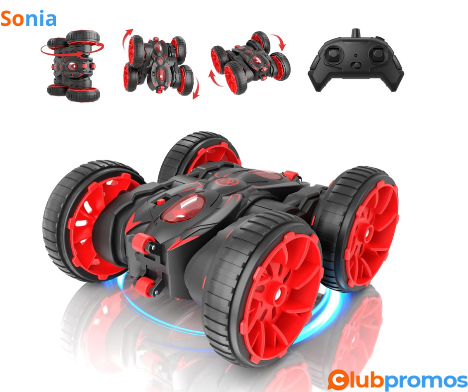 Bon Plan Amazon Voiture Telecommandée Tout Terrain Rotation à 360°, MaxTronic 12,99€ au lieu d...png