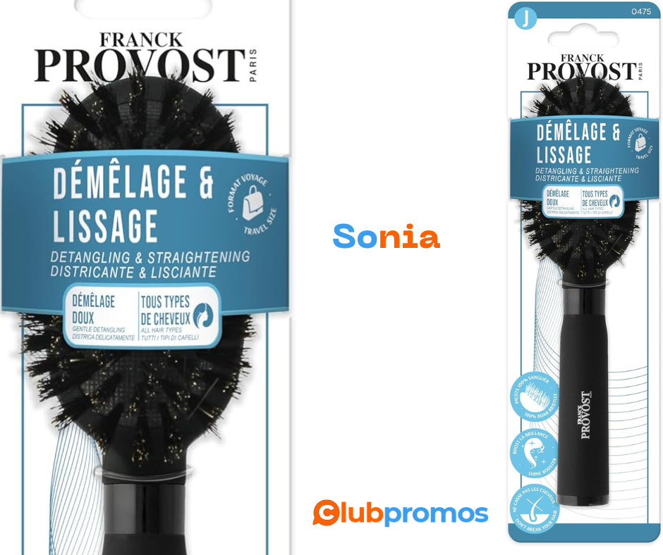 bon plan amazonFRANCK PROVOST - Mini Brosse Démêlante - Poils 100% Sanglier - Tous Types de Ch...png