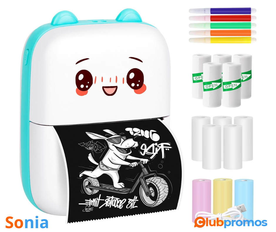 bon plan amazonNVIYAM Mini Imprimante, Bluetooth Thermique Portable Imprimante Photo, Impriman...png