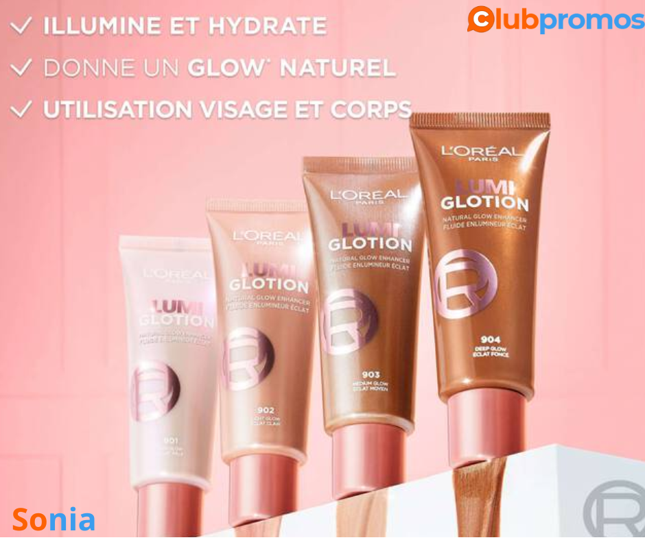 Bon Plan Fluide Enlumineur L'Oréal Paris - Éclat Multi-Usages - Illumine & Hydrate - Enrichi e...png