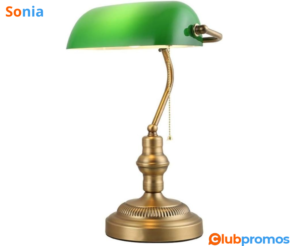 Bon Plan Lampe de Table et Bureau BarcelonaLED - Style Vintage Rétro à 35,95€ au lieu de 54,95...png