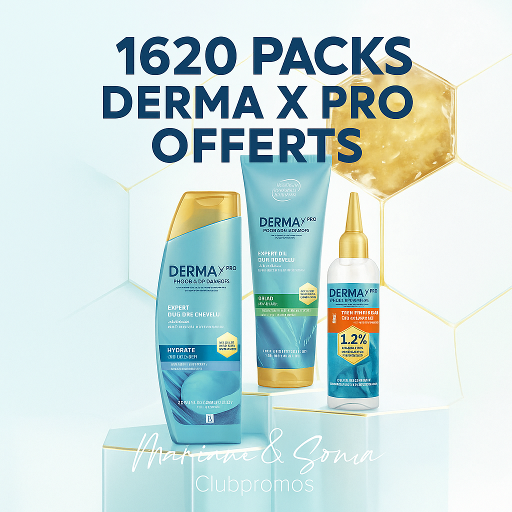 ack Derma X PRO - Sérum + Crème de nuit anti-âge - Flacons bleu clinique avec pipette - Offre gratuite pour 1620 testeurs - Projet trnd - Bon plan cosmétique expert