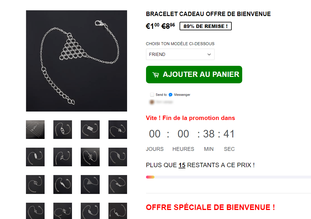Bracelet CADEAU Offre de Bienvenue – NanaShop    Shopping féminin   .png