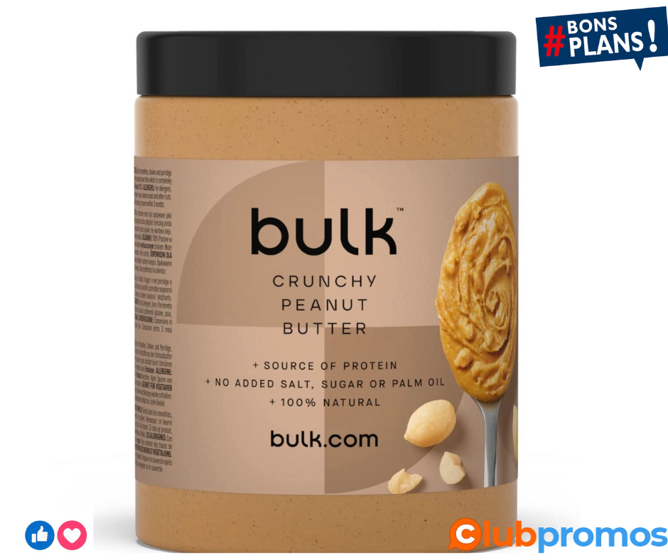 Bulk Beurre de Cacahuète, Croustillant, 1 kg .png