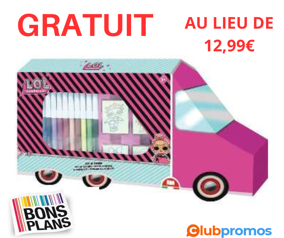 Bus de coloriage LOL, La reine des neiges, Mickey ou Pat'Patrouille GRATUIT au lieu de 12,99€ .png