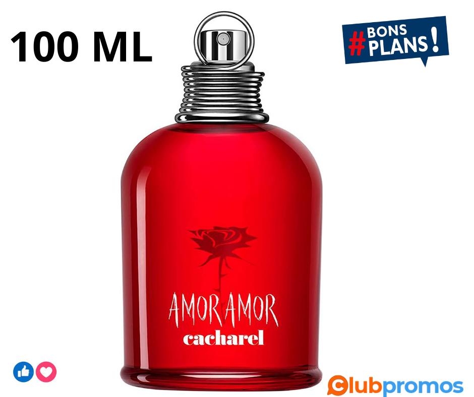 Cacharel Amor Amor, Eau de Cologne en Spray Vaporisateur pour Femme, Parfum Fruité et Floral, ...png