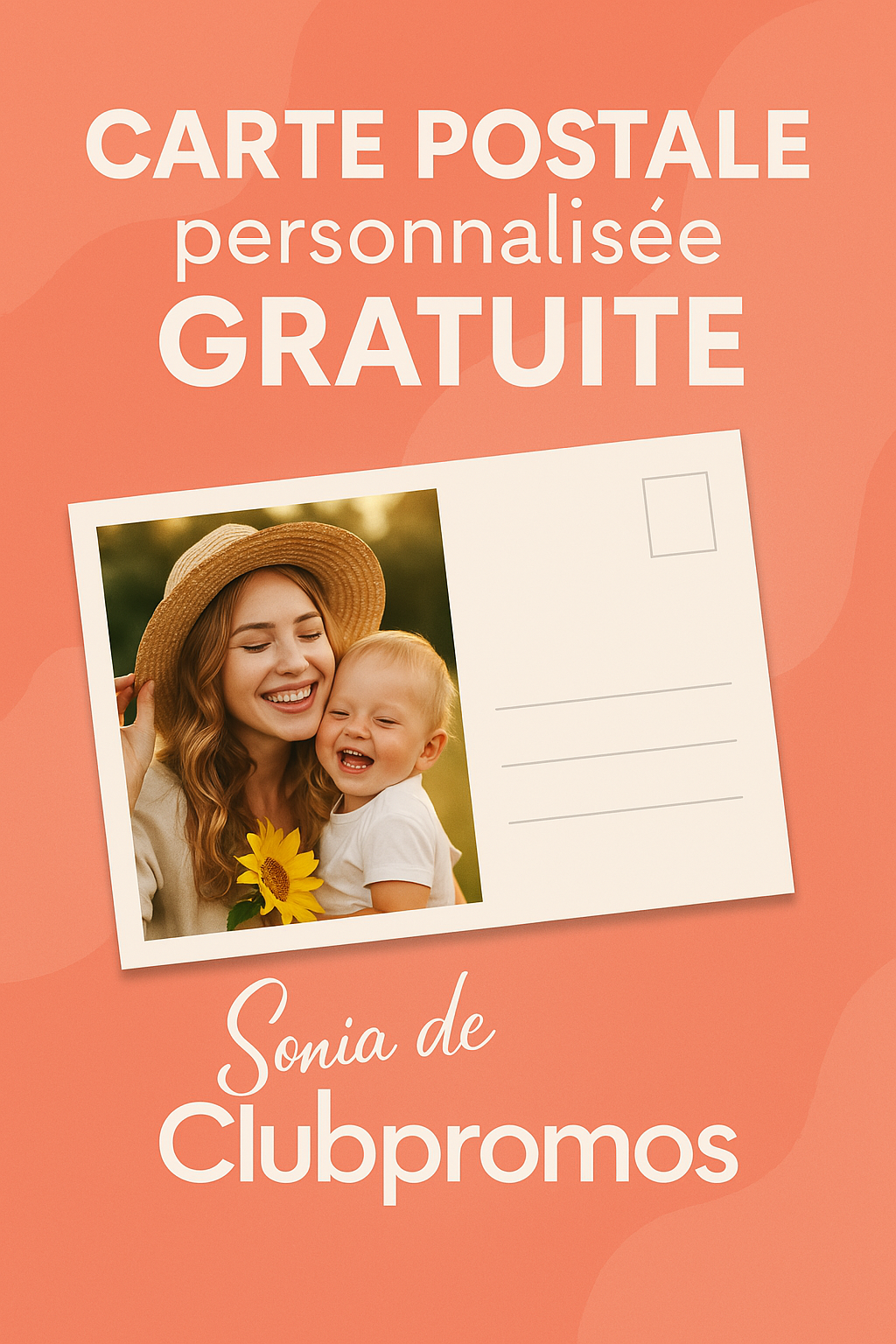  Carte postale gratuite pour souhaiter la bienvenue via Merci Facteur