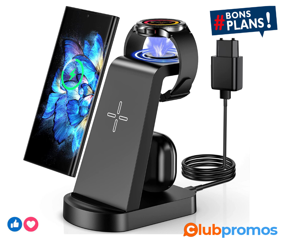 Chargeur Induction pour Samsung, YSYFAD 3 en 1 Chargeur sans Fil Rapide Compatible avec Samsun...png