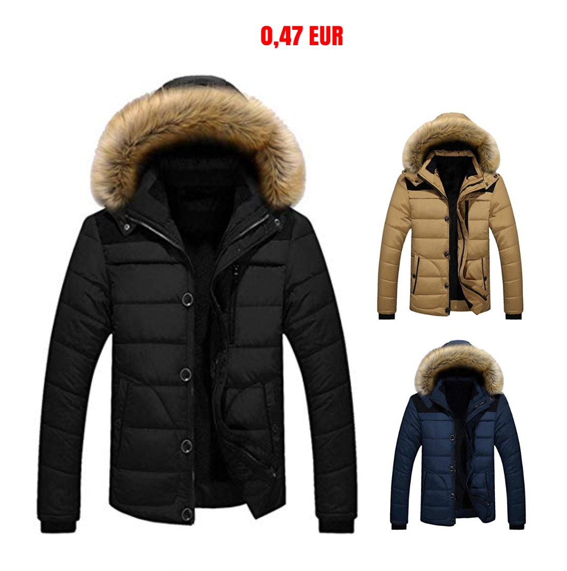 code promo - Belle doudoune homme à 0 47 EUR Sur Amazon.jpg