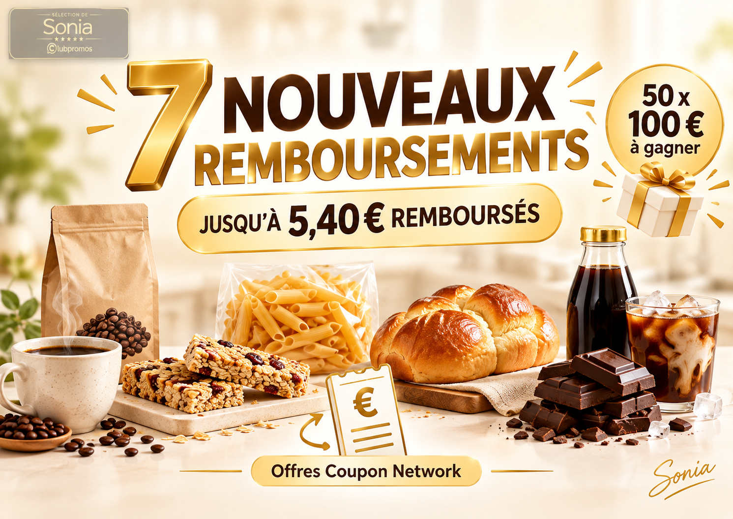 Offres de remboursement Coupon Network du 21 septembre 2026 avec plusieurs marques alimentaires